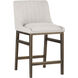 Halden 36.5 inch Beige Linen Counter Stool